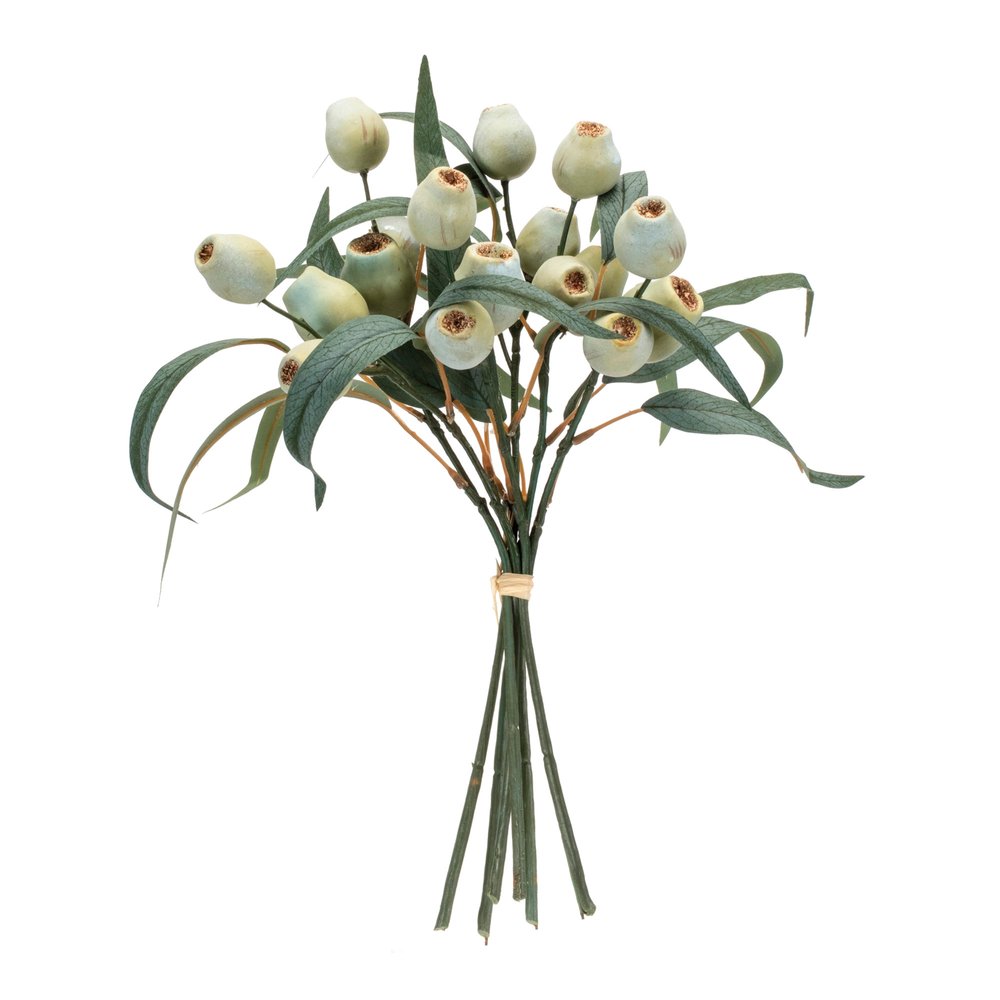 Set of Two 4" Green Artificial