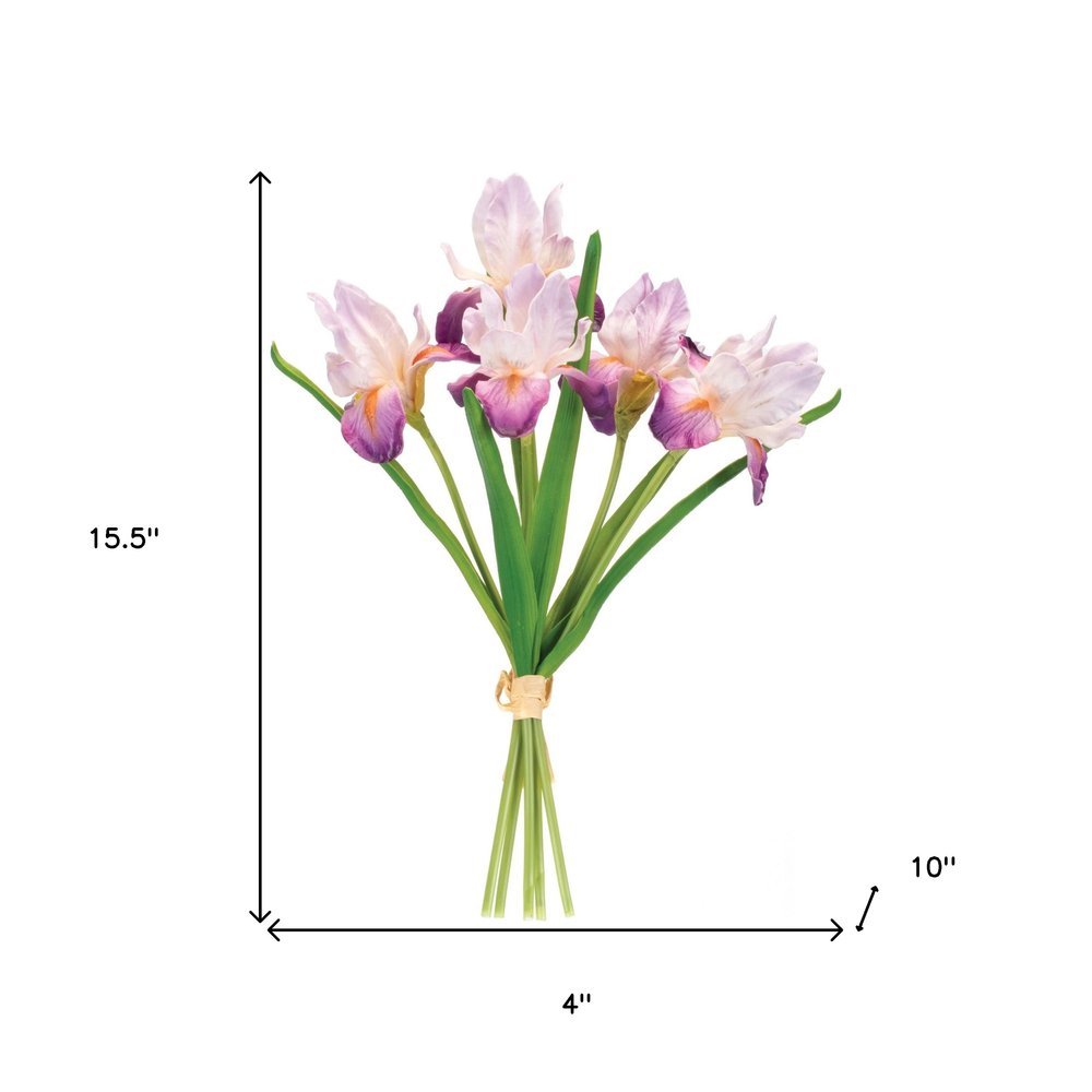 Set of Two 4" Purple Artificial