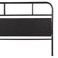 Black Metal Twin Canopy Bed Frame With Trundle