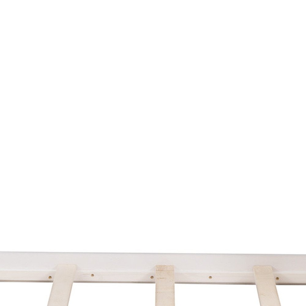 White Twin Over Twin Solid Wood Bunk Bed With Stairs And Storage