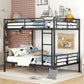 Black Full Over Full Iron Bunk Bed
