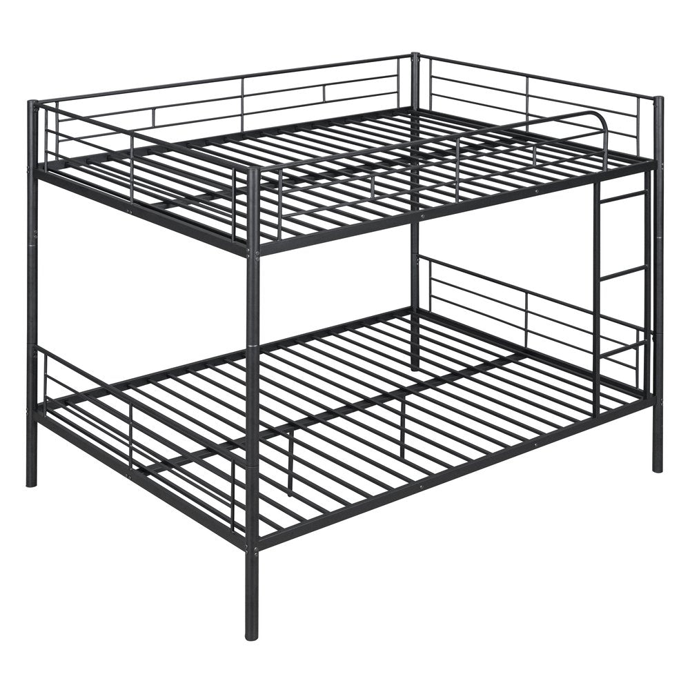 Black Full Over Full Iron Bunk Bed