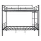 Black Full Over Full Iron Bunk Bed