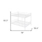 White Full Over Full Iron Bunk Bed