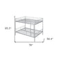 Silver Full Over Full Iron Bunk Bed