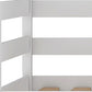 White Twin Over Twin Solid Wood Bunk Bed