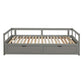 Gray Wood Twin Daybed Frame With Drawers