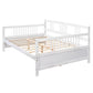 White Wood Full Daybed Frame