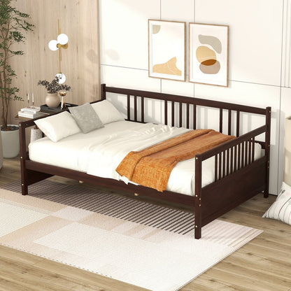 Espresso Wood Full Daybed Frame