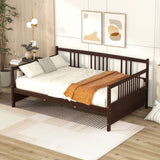 Espresso Wood Full Daybed Frame
