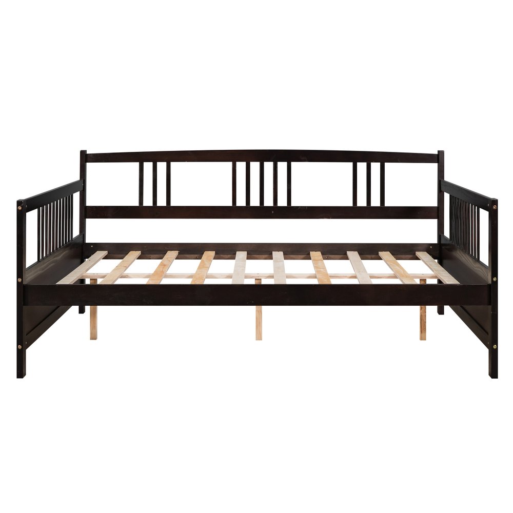 Espresso Wood Full Daybed Frame