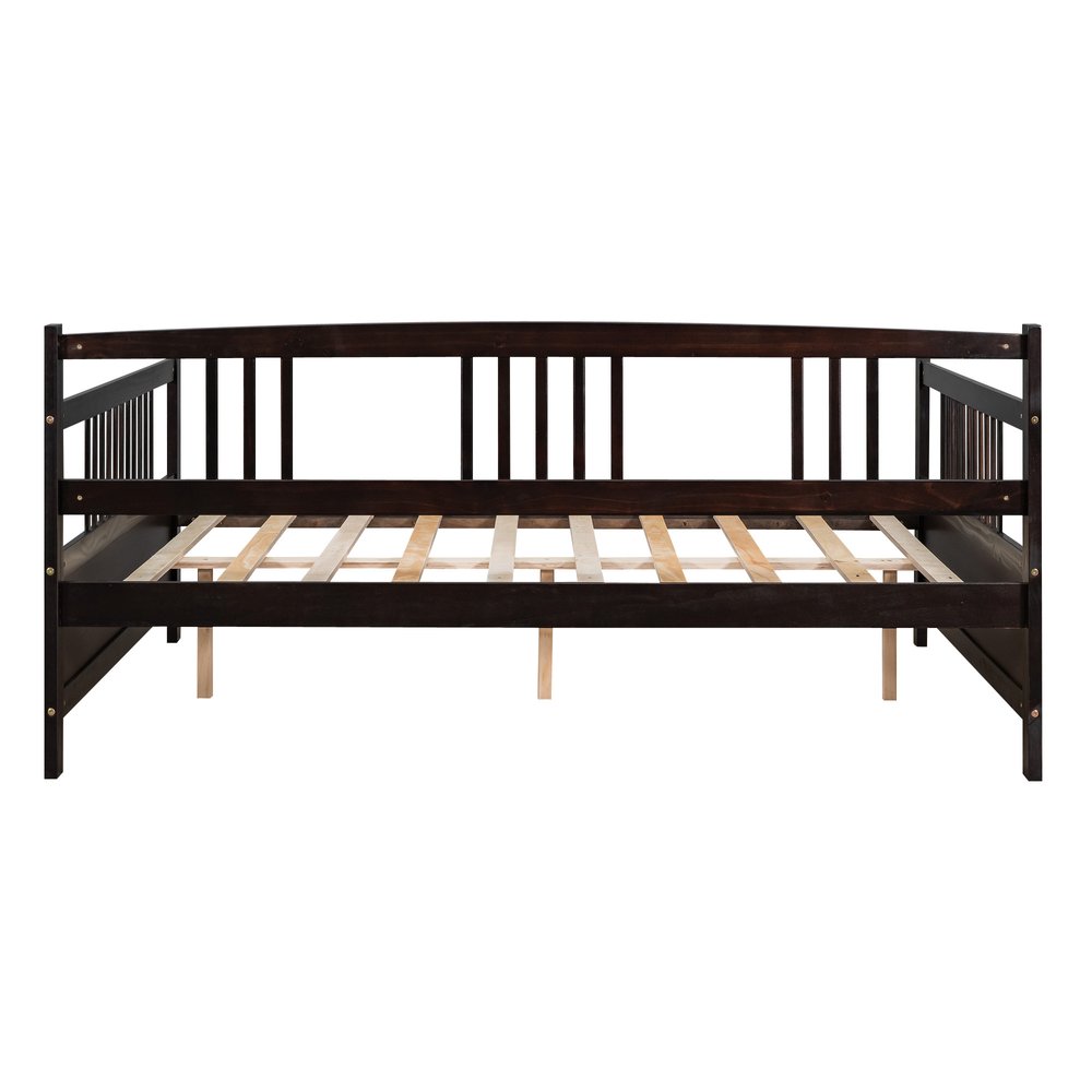 Espresso Wood Full Daybed Frame
