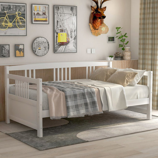 White Wood Twin Daybed Frame