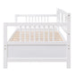 White Wood Twin Daybed Frame