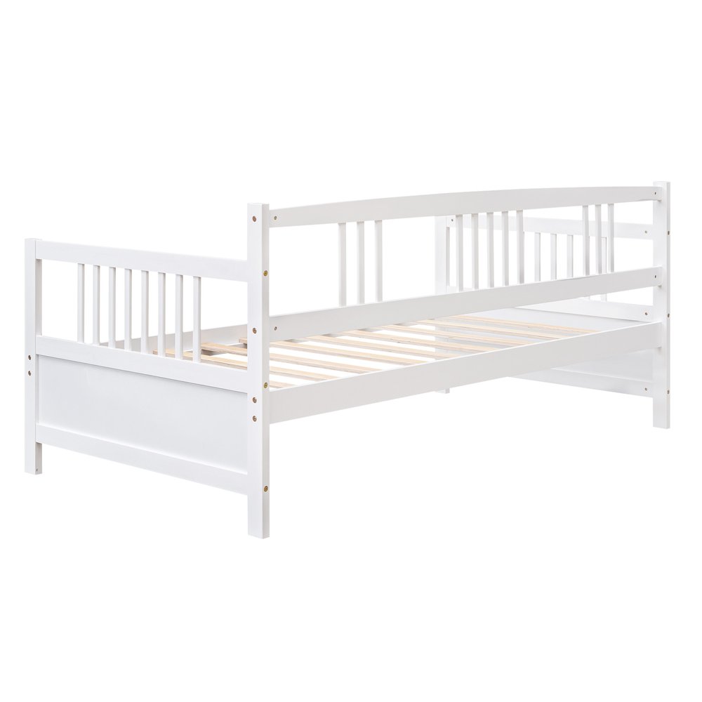 White Wood Twin Daybed Frame