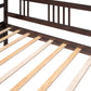 Espresso Wood Twin Daybed Frame