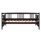Espresso Wood Twin Daybed Frame
