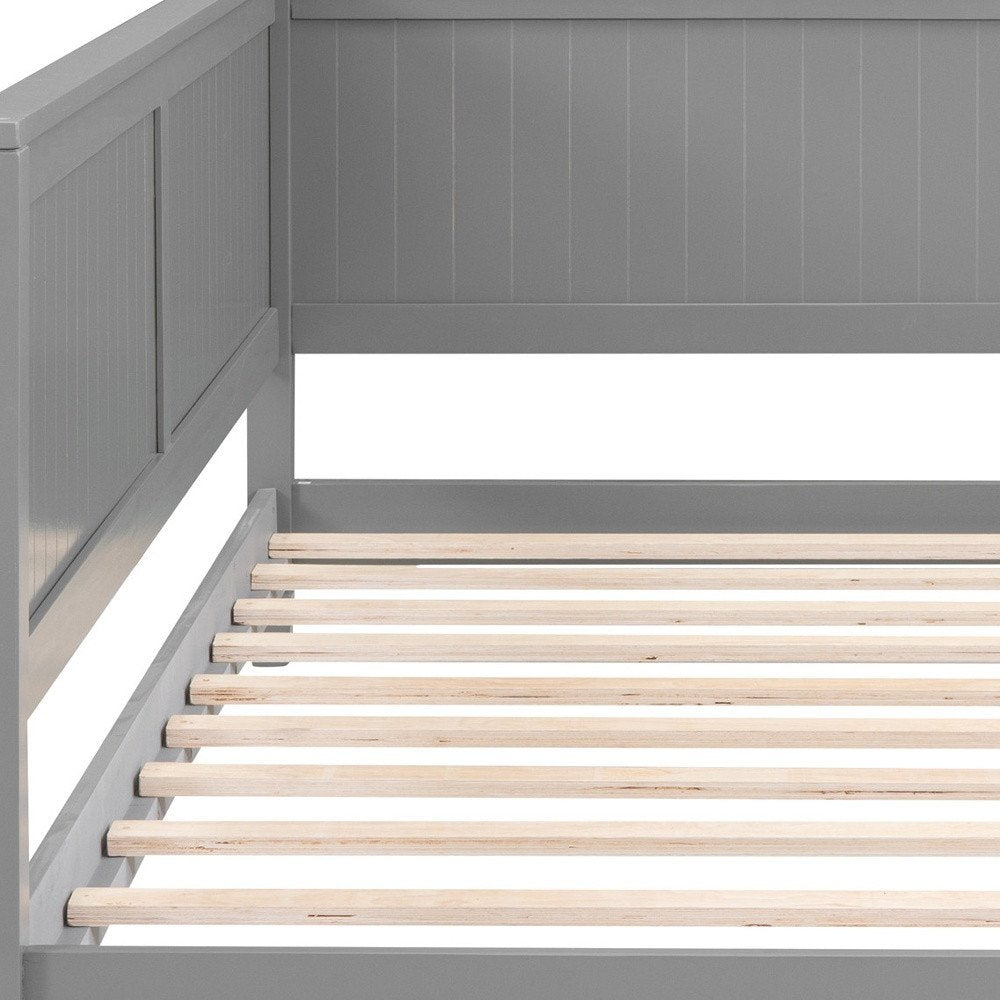 Gray Wood Twin Daybed Frame