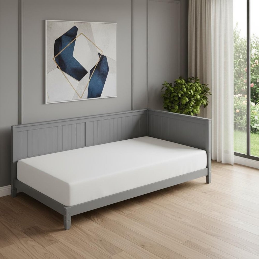 Gray Wood Twin Daybed Frame