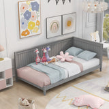 Gray Wood Twin Daybed Frame
