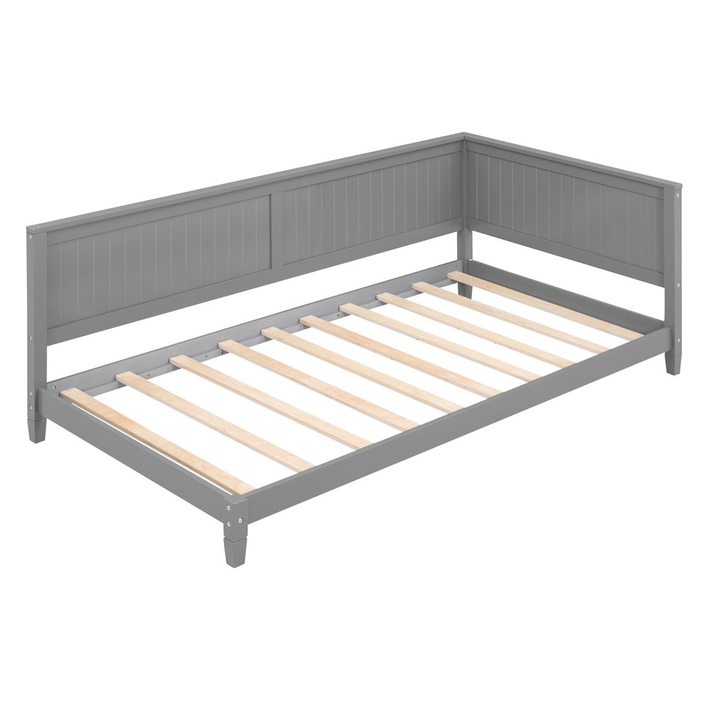Gray Wood Twin Daybed Frame