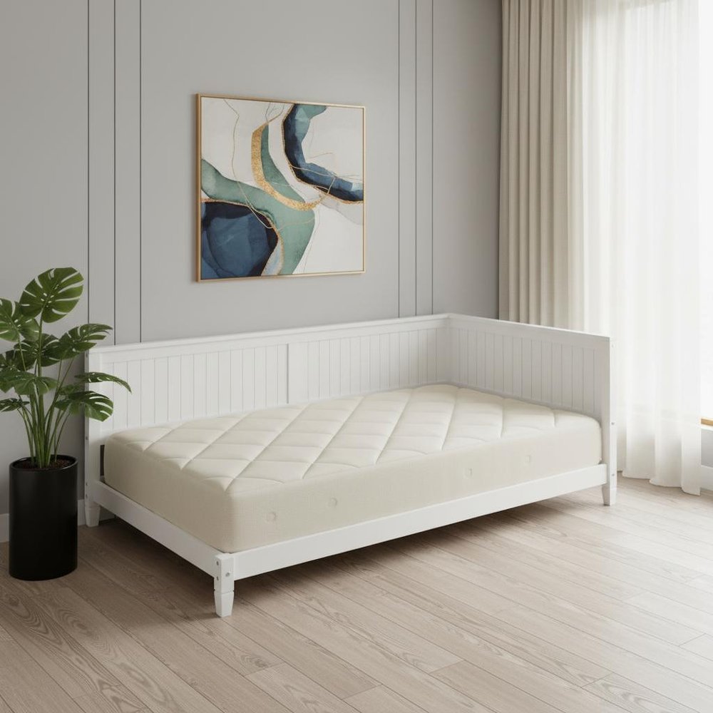White Wood Twin Daybed Frame