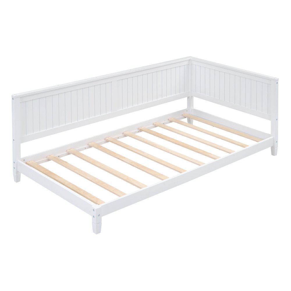 White Wood Twin Daybed Frame