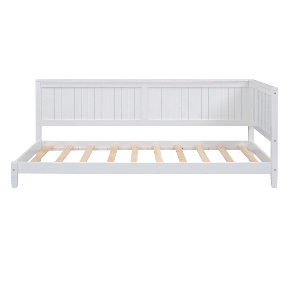 White Wood Twin Daybed Frame