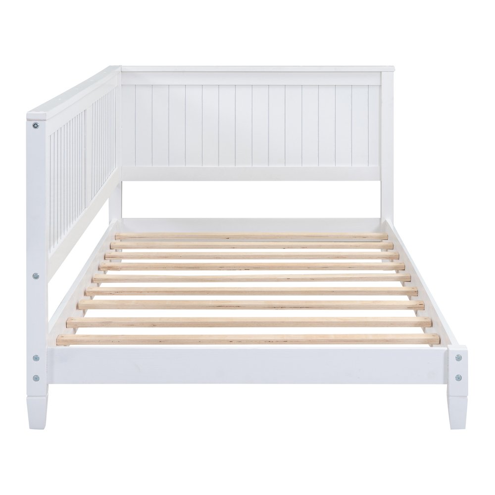 White Wood Twin Daybed Frame