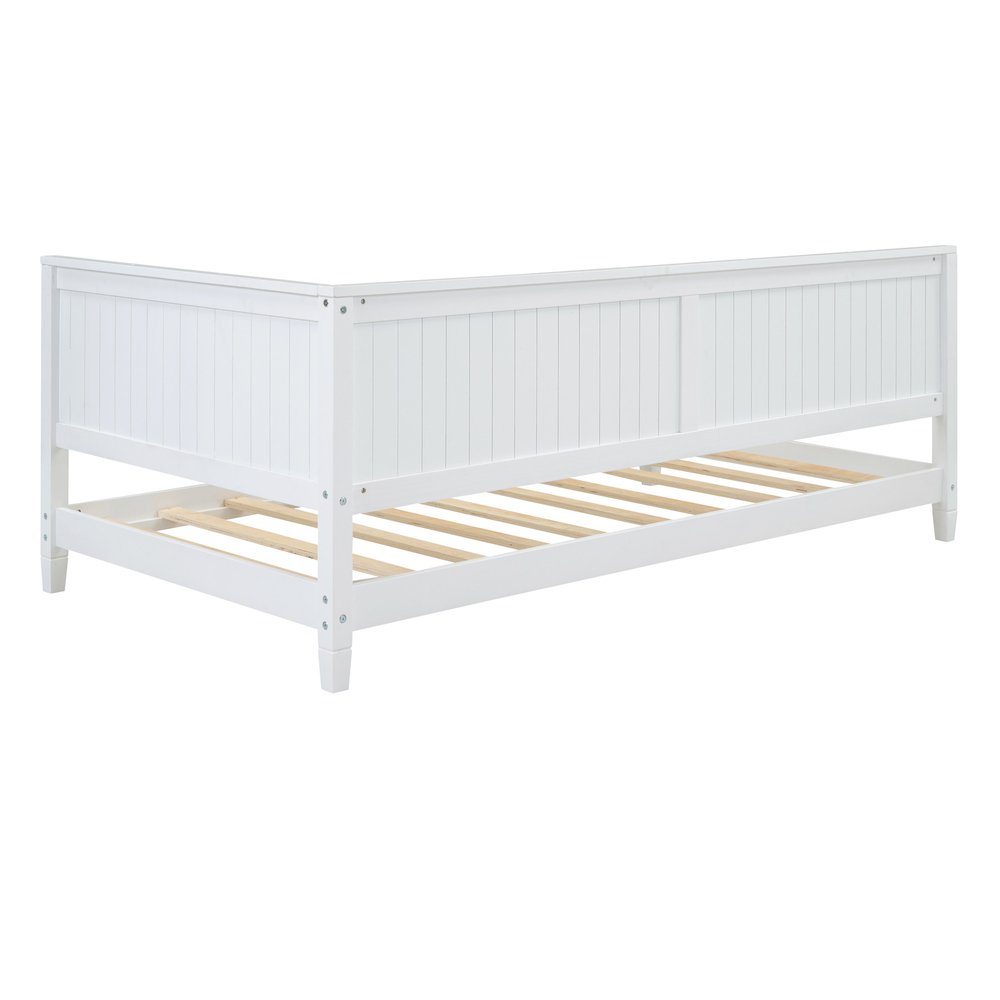 White Wood Twin Daybed Frame