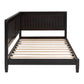 Espresso Wood Twin Daybed Frame