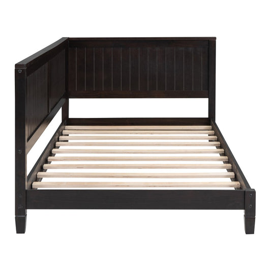 Espresso Wood Twin Daybed Frame