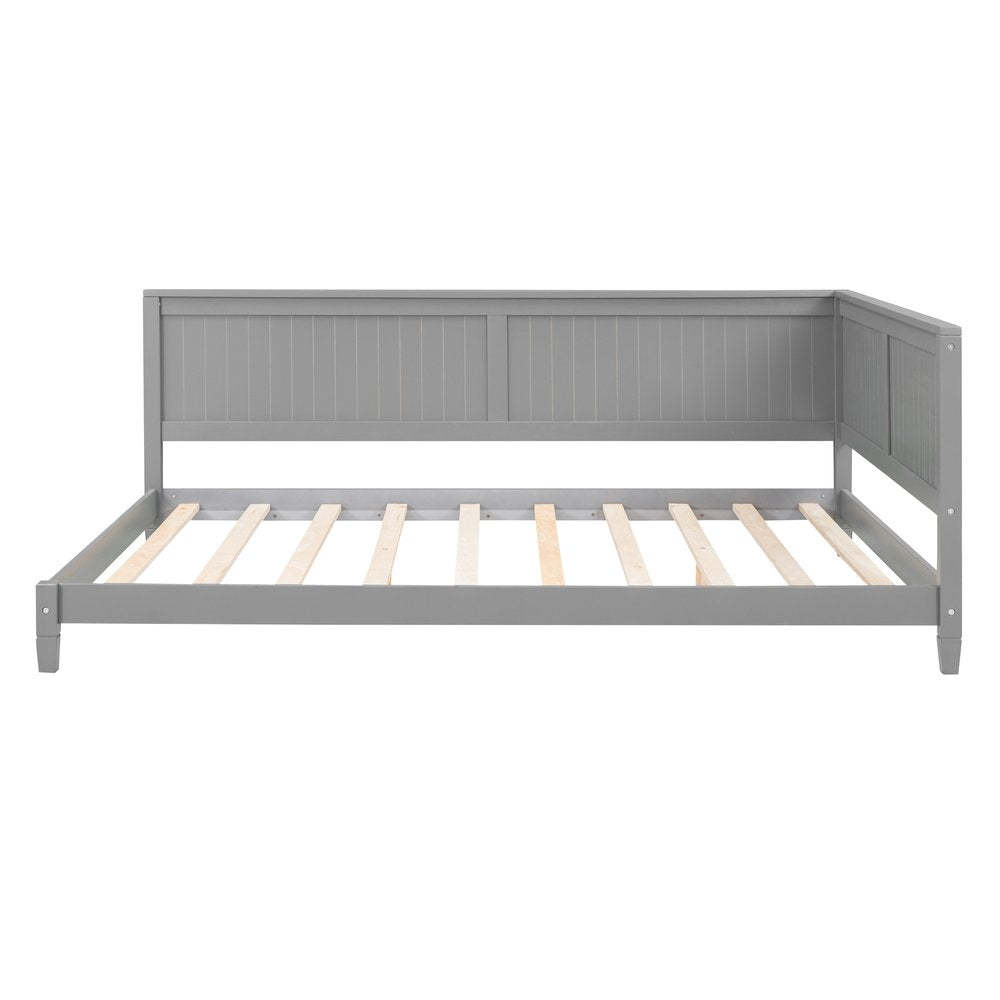 Gray Wood Full Daybed Frame