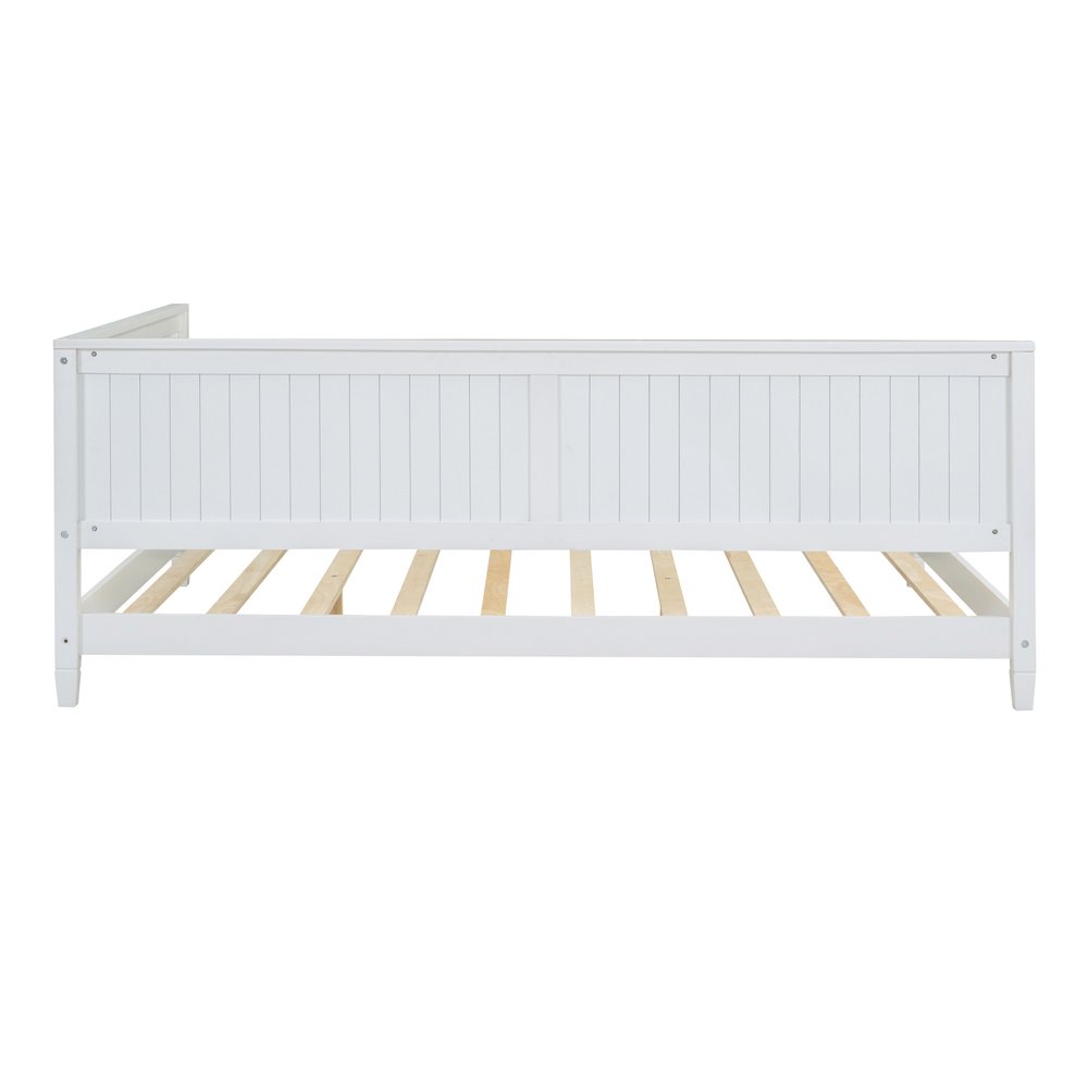 White Wood Full Daybed Frame
