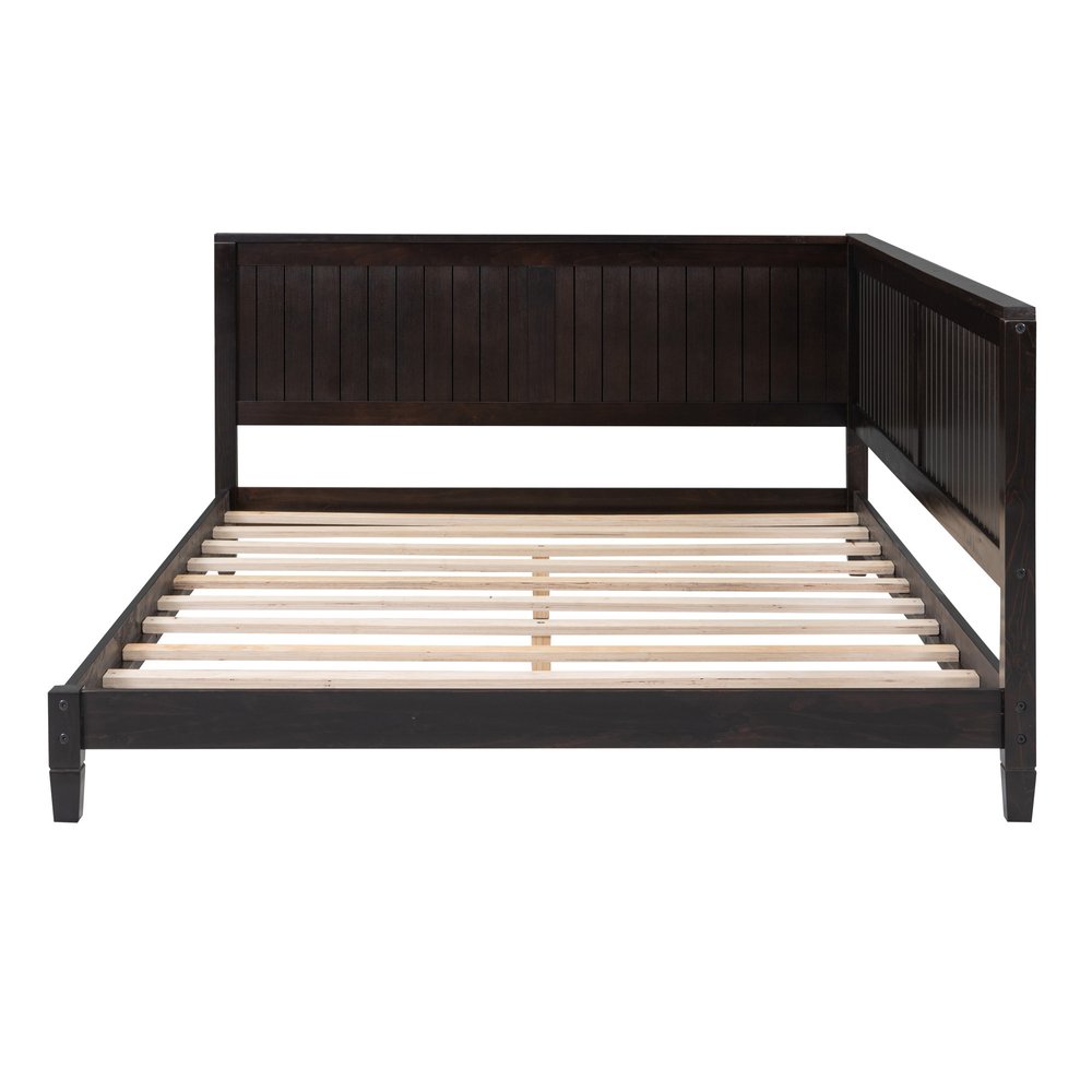 Espresso Wood Full Daybed Frame