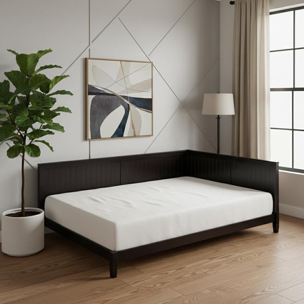 Espresso Wood Full Daybed Frame
