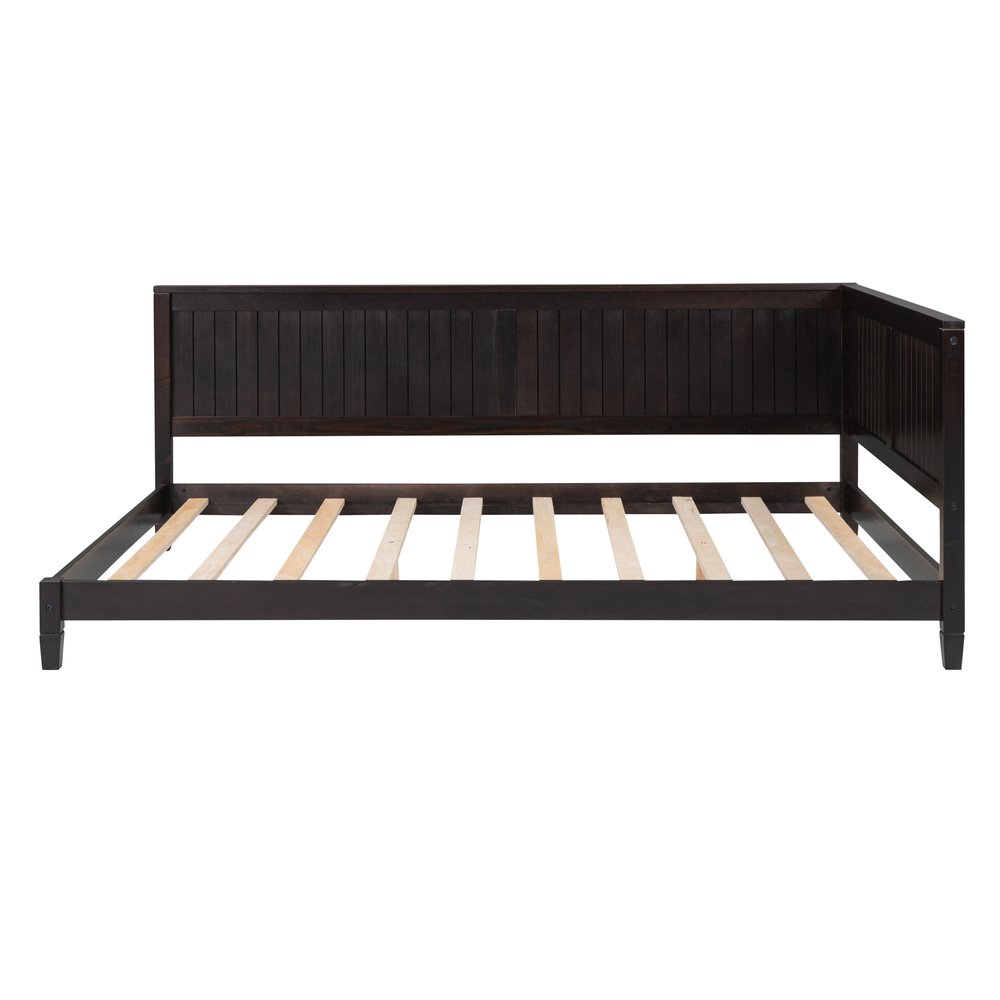 Espresso Wood Full Daybed Frame