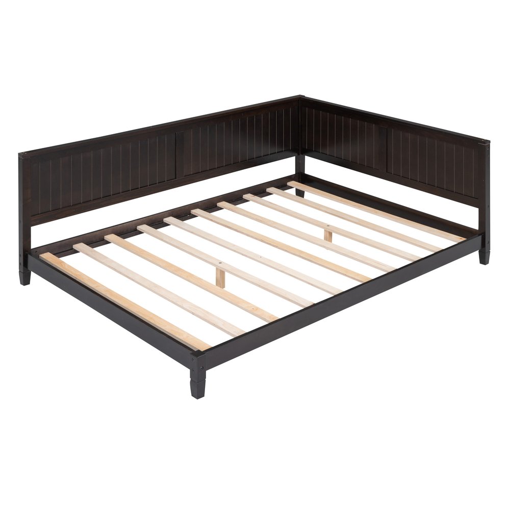 Espresso Wood Full Daybed Frame