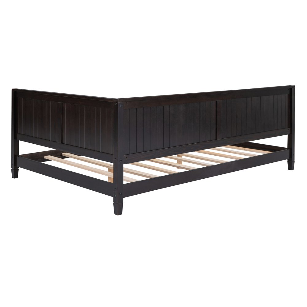 Espresso Wood Full Daybed Frame