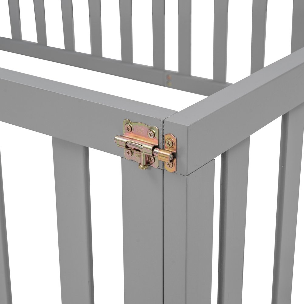 Gray Wood Full Daybed Frame