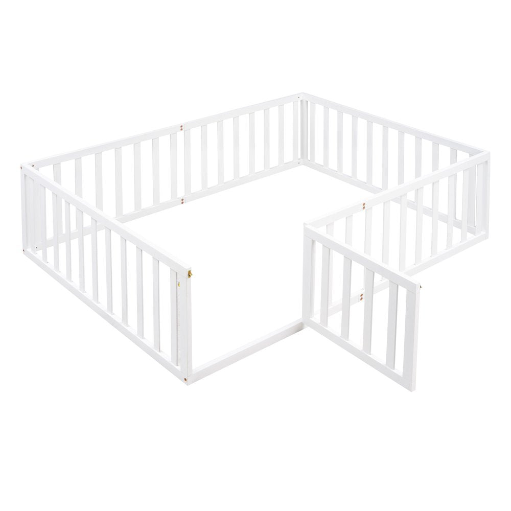 White Wood Full Daybed Frame