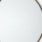 30" Gold Metal Scalloped Framed Accent Mirror