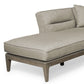 Beige Fabric L Shaped Sofa and Chaise Sectional With Toss Pillows