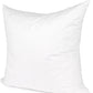 22" White Cotton Down Blend Throw Pillow Insert