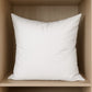 22" White Cotton Down Blend Throw Pillow Insert