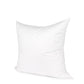 18" White Cotton Down Blend Throw Pillow Insert
