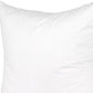 18" White Cotton Down Blend Throw Pillow Insert