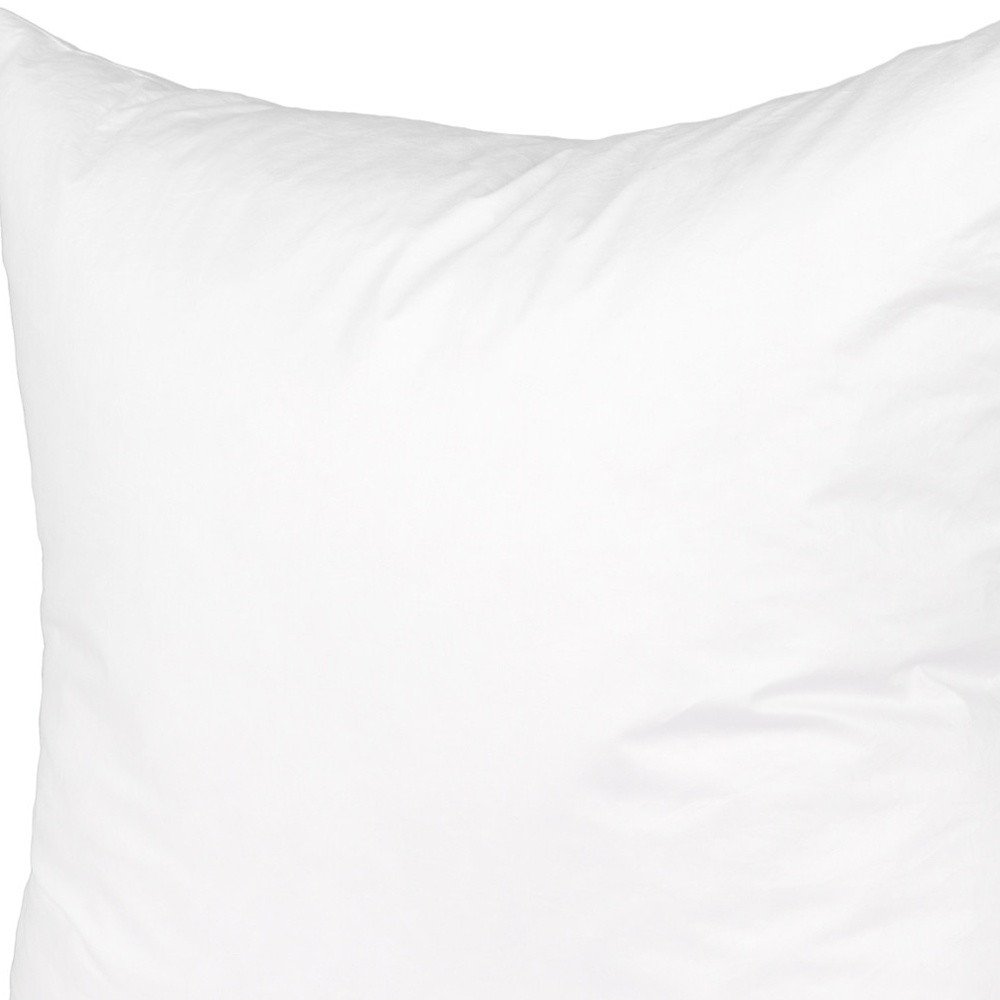 18" White Cotton Down Blend Throw Pillow Insert