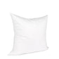 18" White Cotton Down Blend Throw Pillow Insert