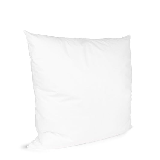 20" White Cotton Throw Pillow Insert